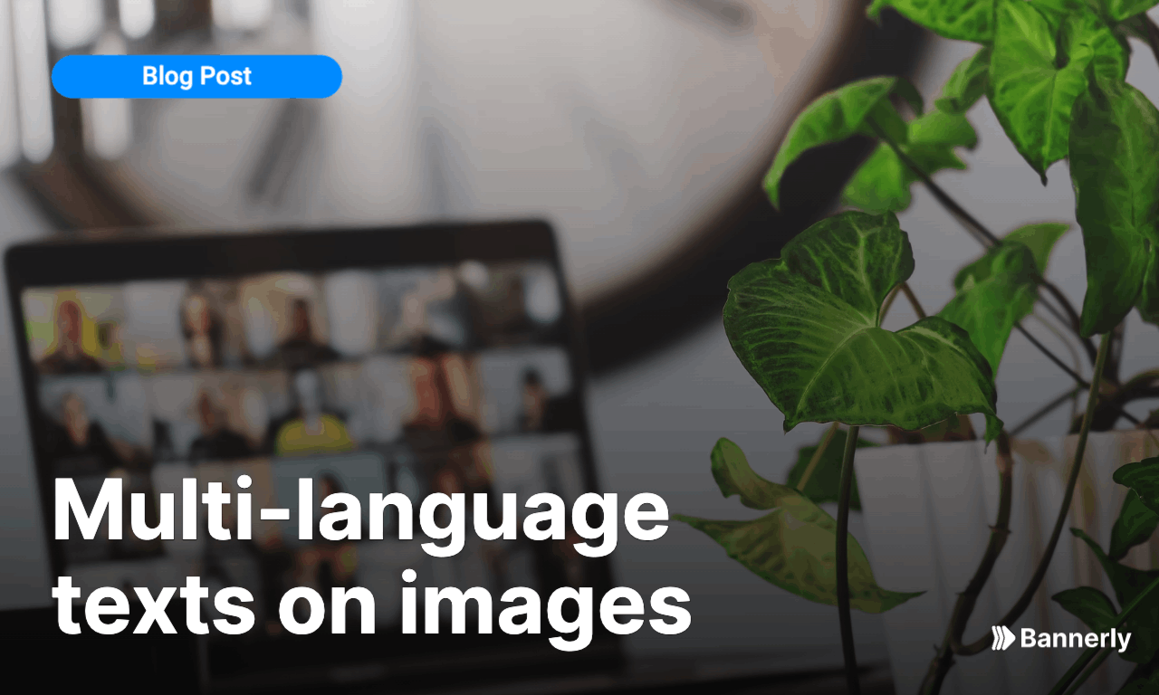 Generating images with multi-language texts