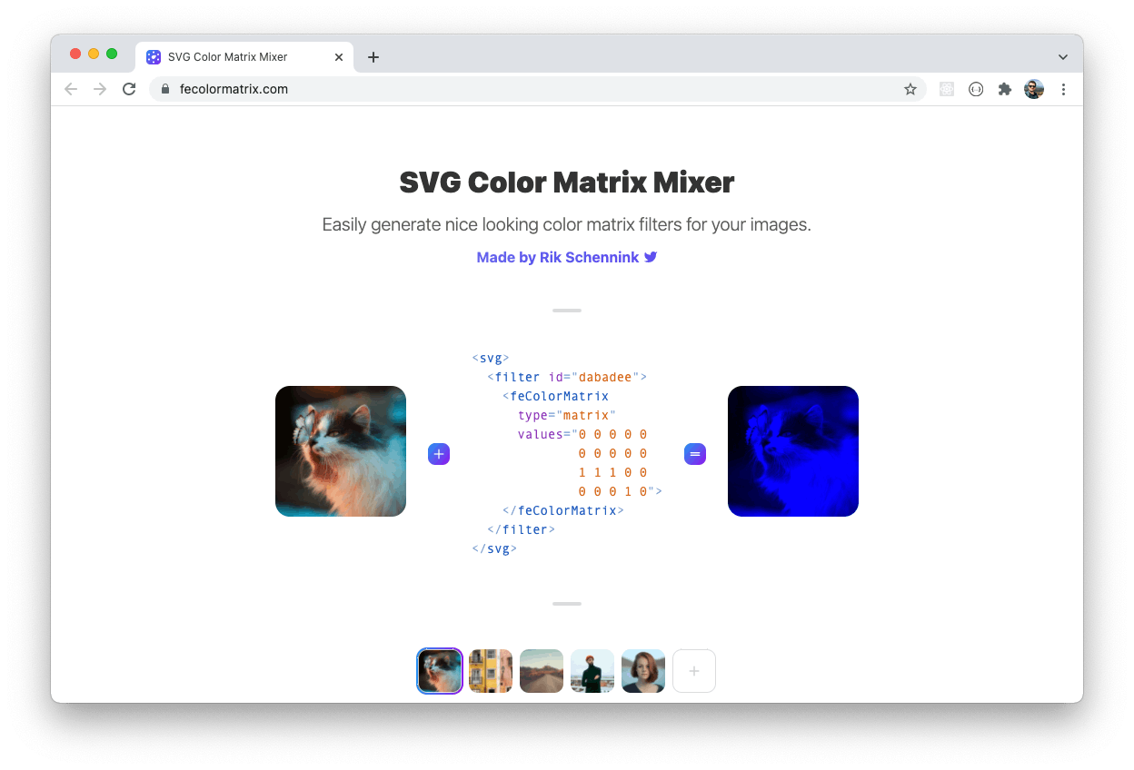 SVG Matrix Mixer - Svg Image Manipulator